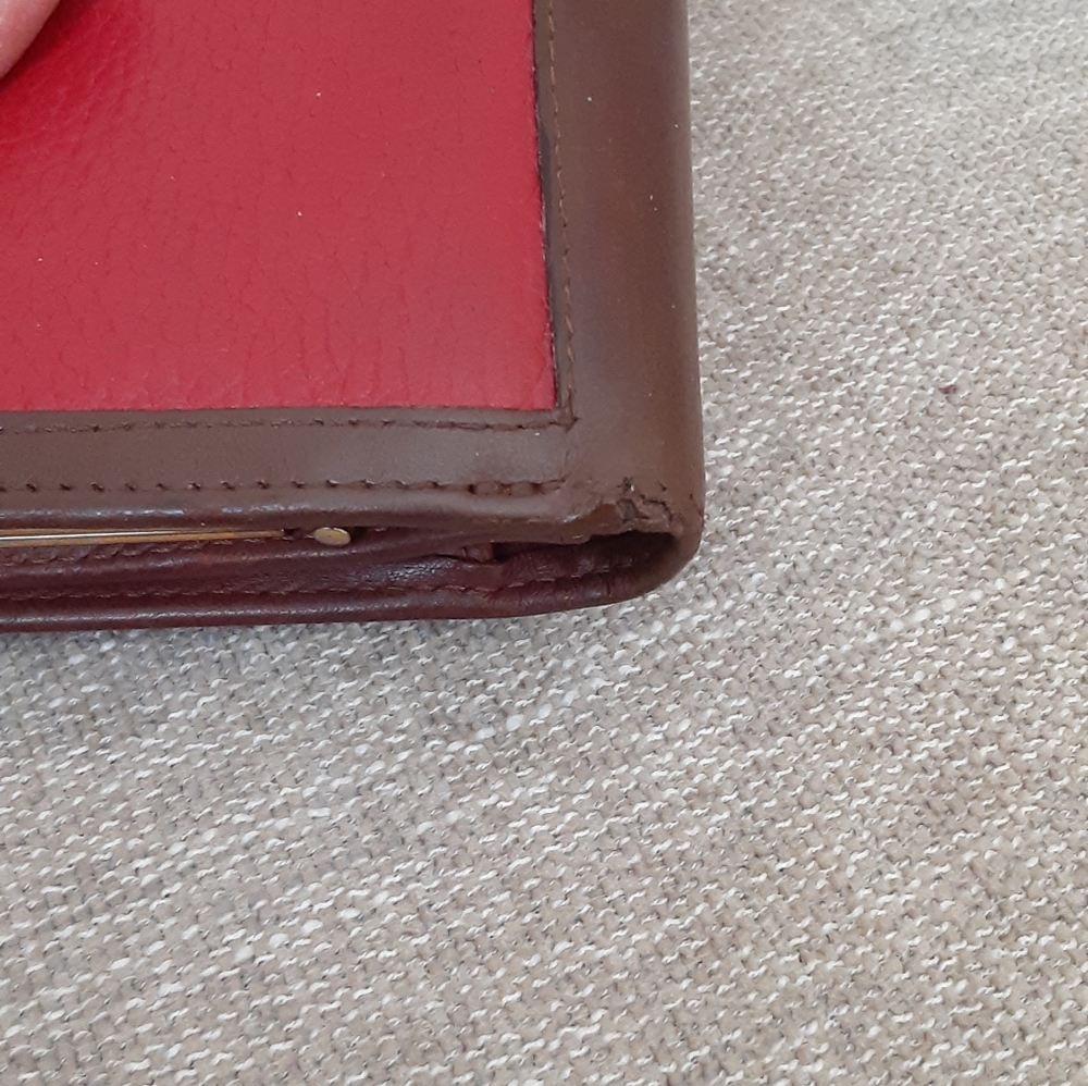 Coach  vintage Red and Brown Women's Wallet - Picture 10 of 12